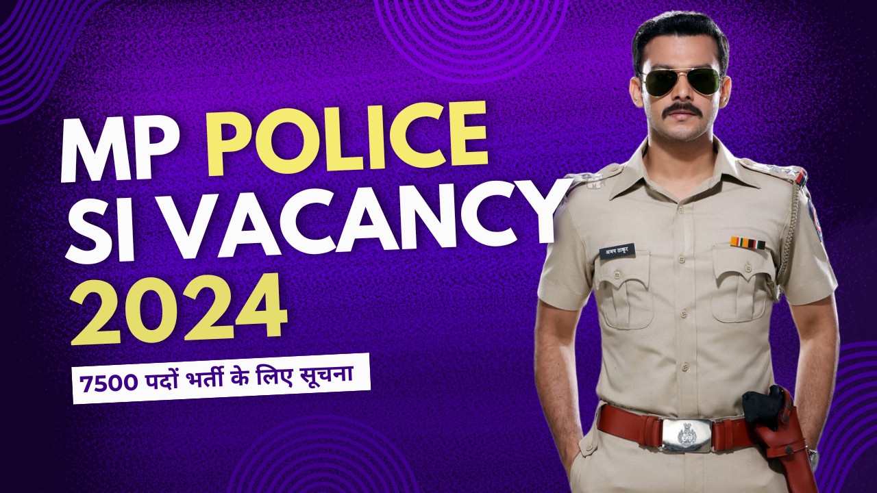 MP Police SI Recruitment 2024