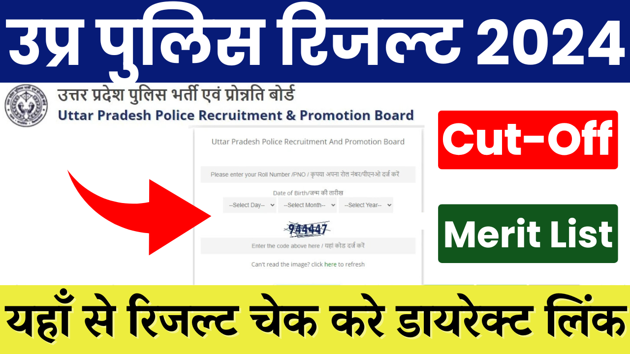 UP Police Constable Result 2024